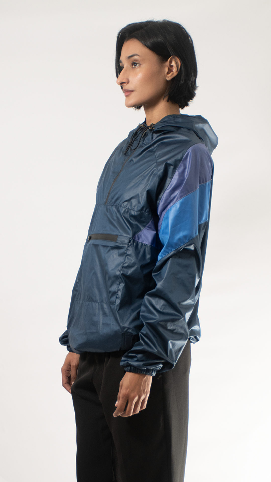 Chaqueta cortavientos azul unisex