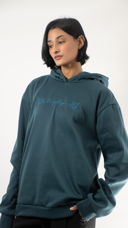Hoodie básica azul marino
