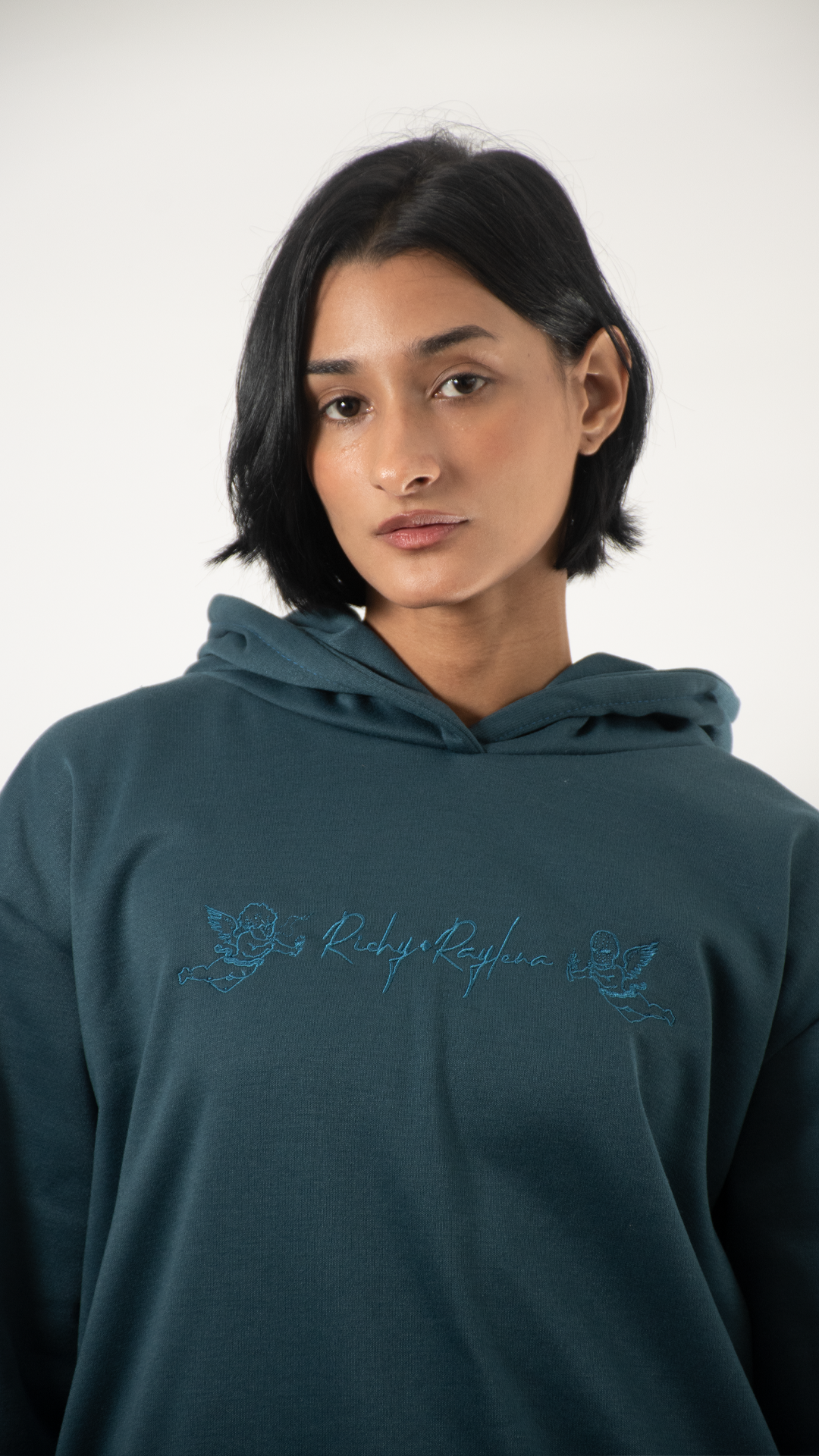 Hoodie básica azul marino