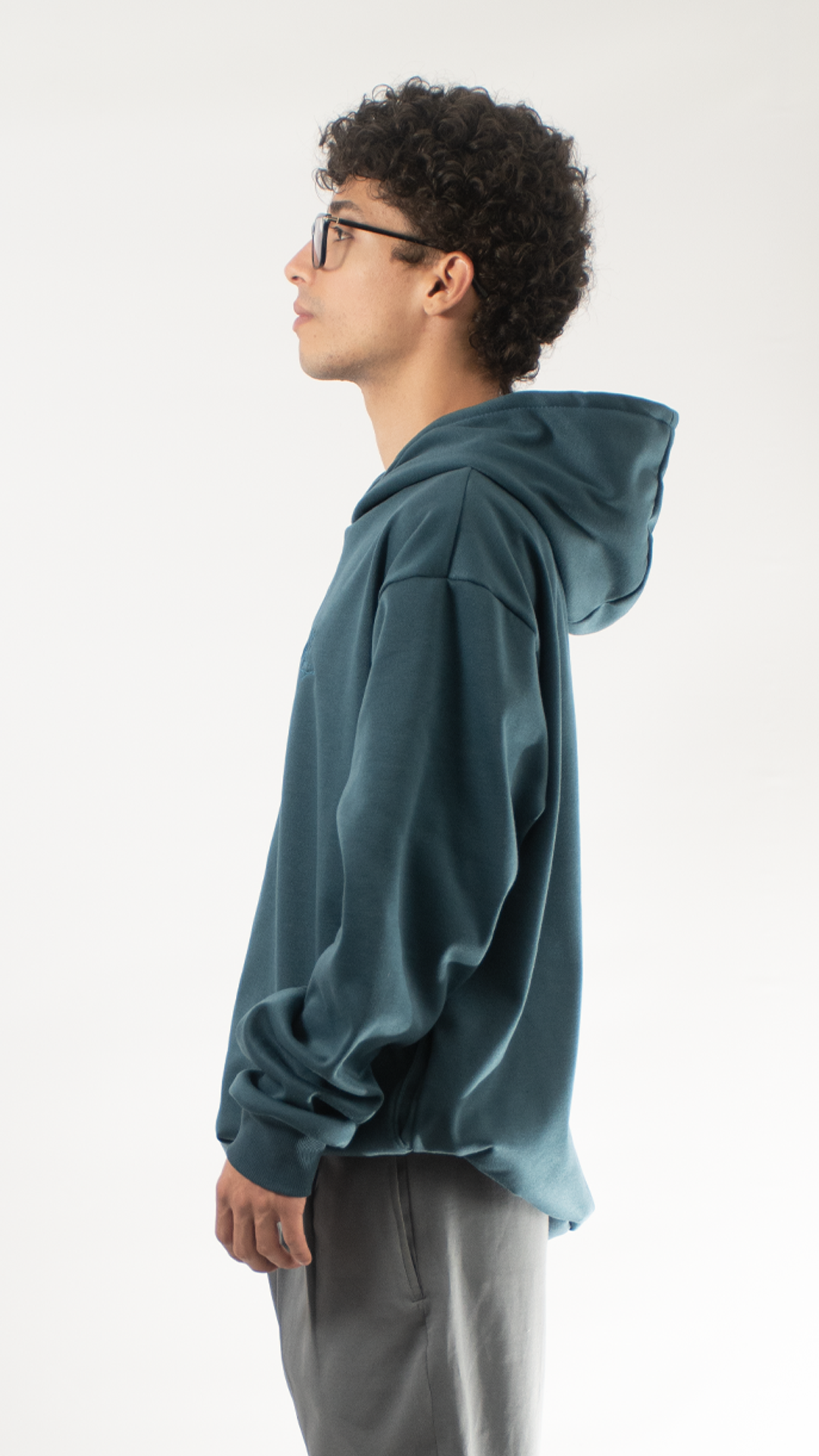 Hoodie básica azul marino
