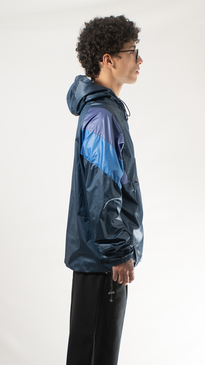 Chaqueta cortavientos azul unisex
