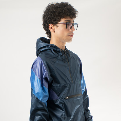 Chaqueta cortavientos azul unisex