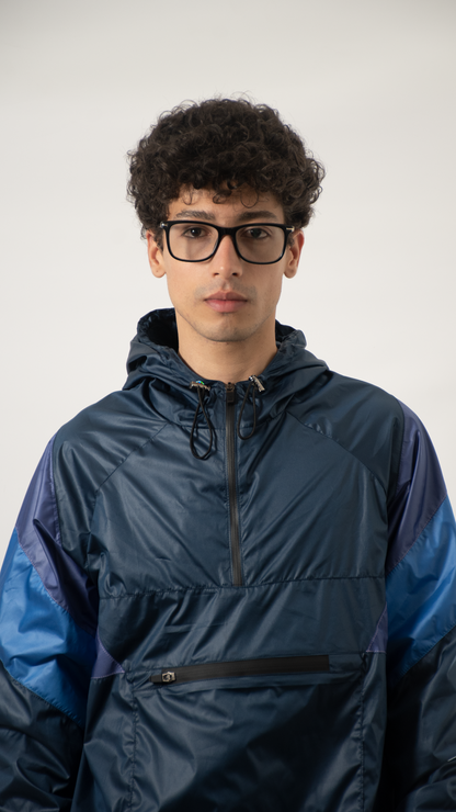 Chaqueta cortavientos azul unisex
