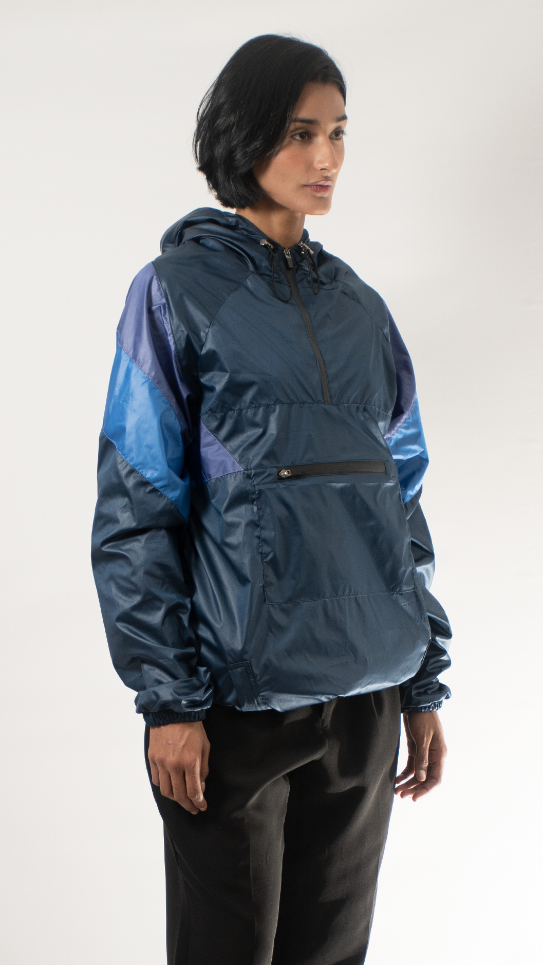 Chaqueta cortavientos azul unisex