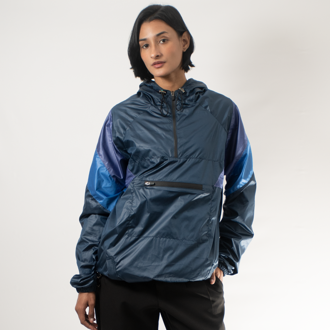 Chaqueta cortavientos azul unisex