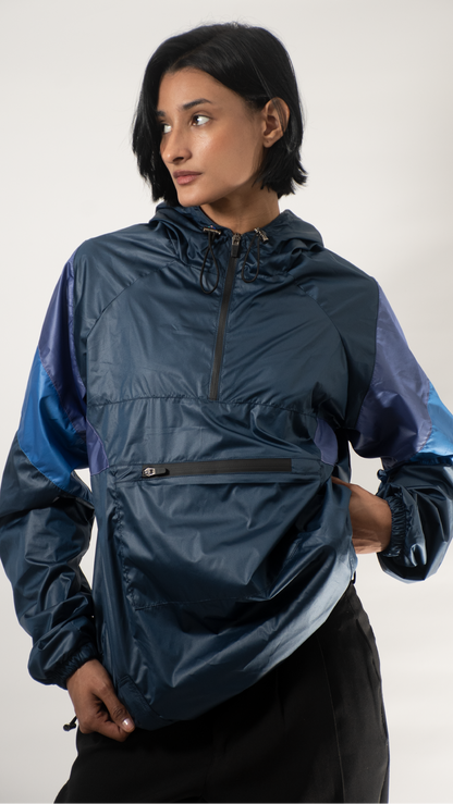Chaqueta cortavientos azul unisex