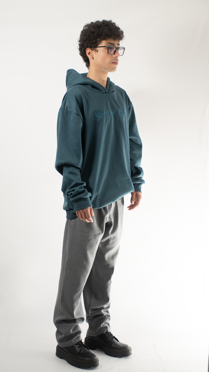 Hoodie básica azul marino