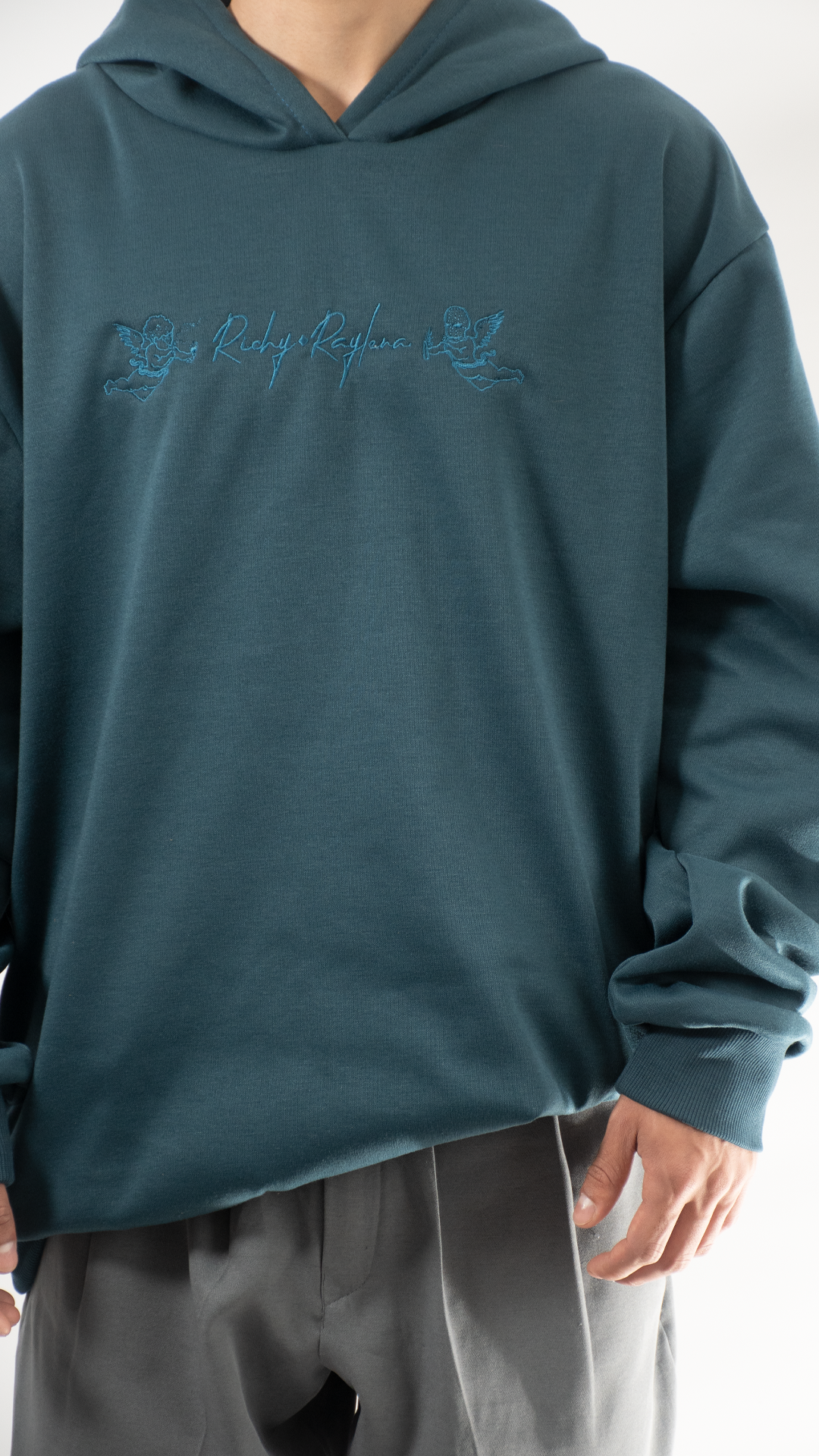 Hoodie básica azul marino