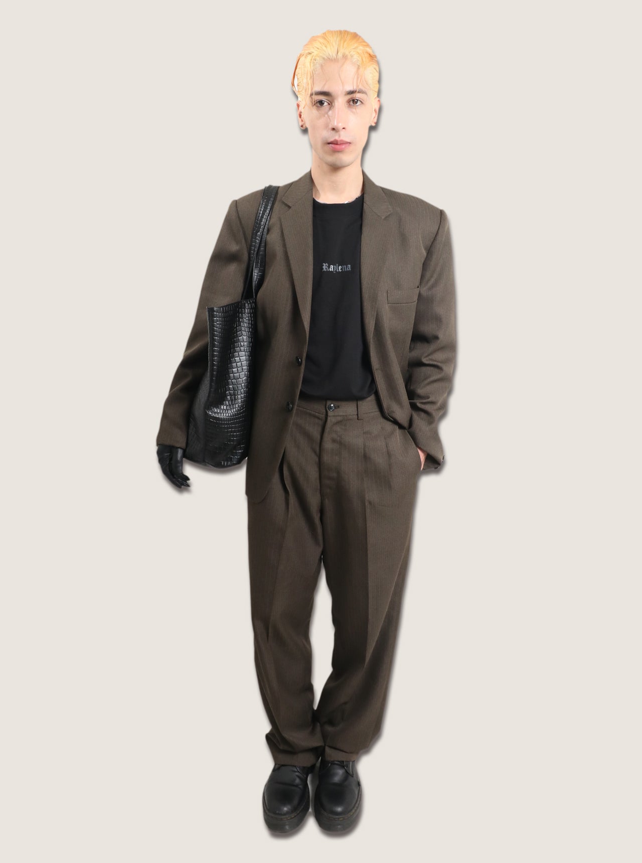 Traje sastre verde