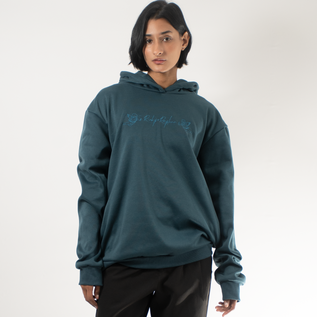Hoodie básica azul marino