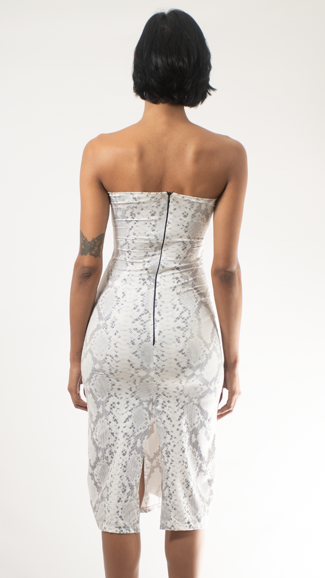 Vestido serpiente blanco