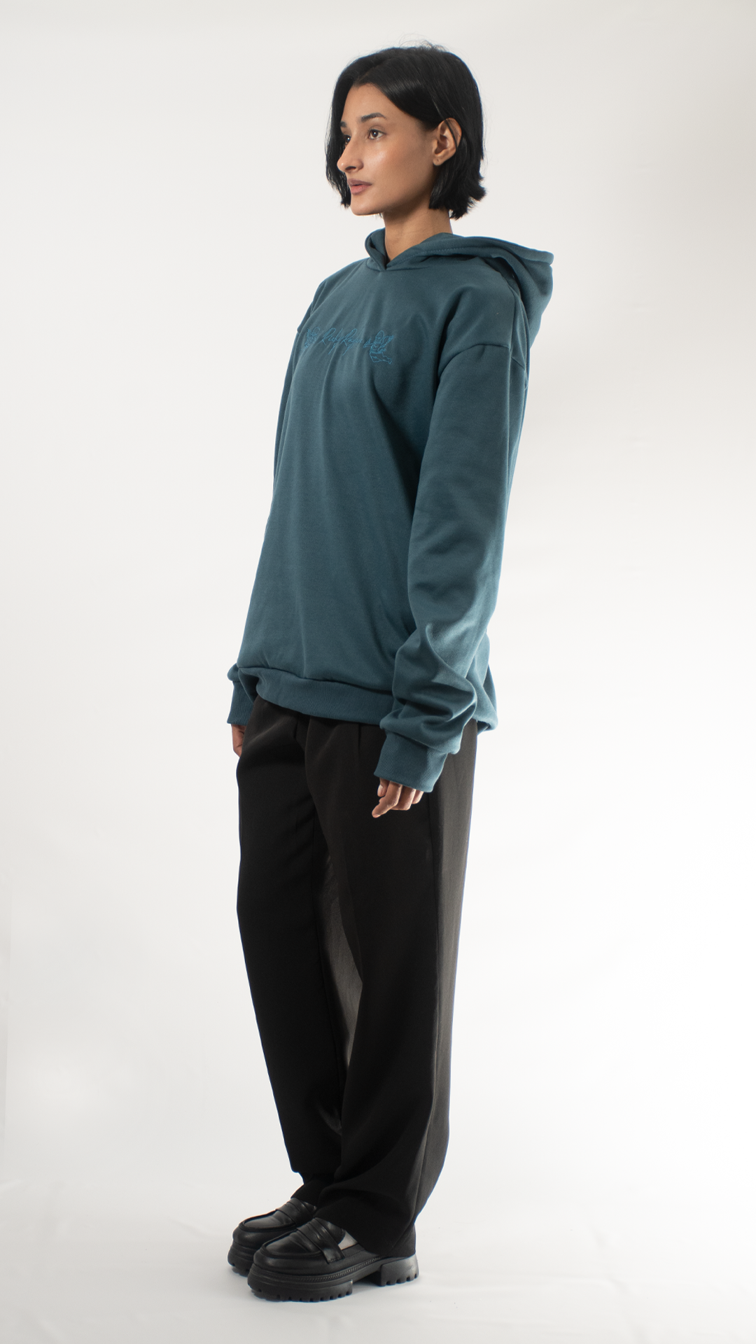 Hoodie básica azul marino