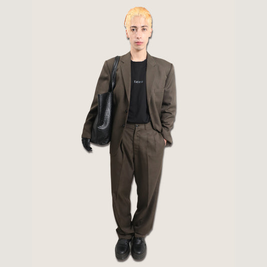 Traje sastre verde
